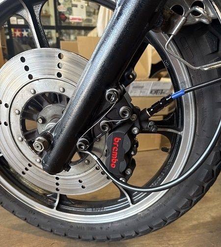 SPEED SHOP ITO スピードショップイトウ Z400FX E1用ブレンボ40mmキャリパーサポート(Sディスク) KAWAS..