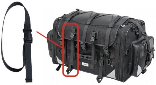 TANAX motofizz タナックス モトフィズ ホルダーベルト バッグ専用固定ベルト 車体用バッグ・ケース