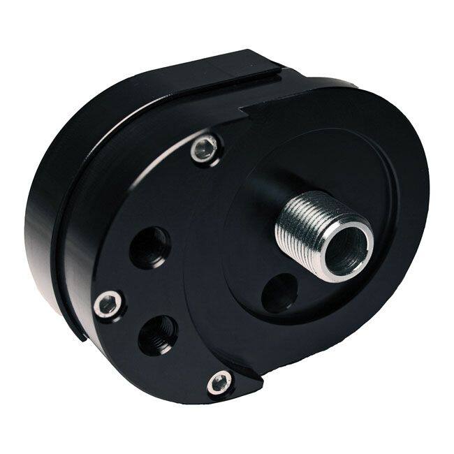 FEULING フューエリング オフセットオイルフィルターアダプター【OFFSET OIL FILTER ADAPTER】 95-99NUEFI EVO B．T． HARLEY-DAVIDSON ハーレーダビッドソン オイルフィルター オイル