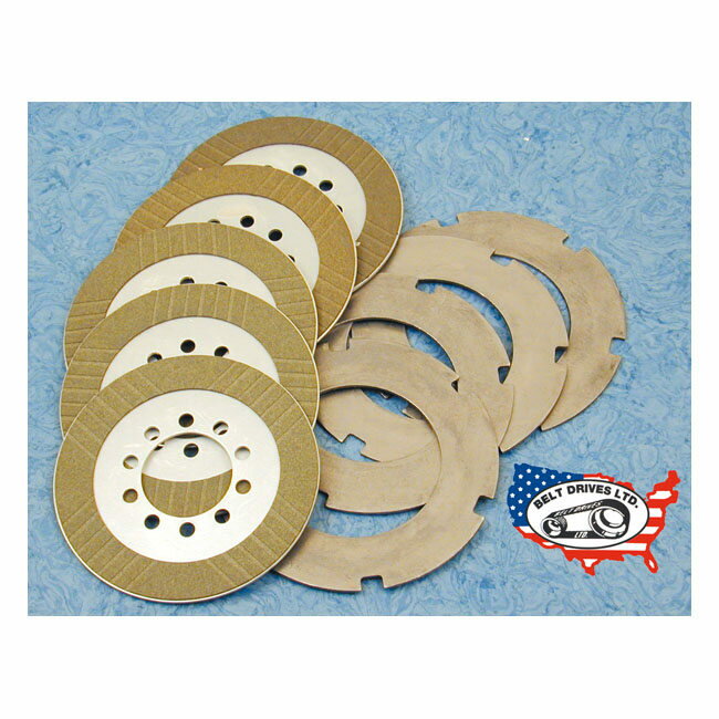 BELT DRIVES LTD. ベルトドライブ ケブラー クラッチプレートキット【KEVLAR CLUTCH PLATE KITS】 41-84 B．T． NU HARLEY-DAVIDSON ハーレーダビッドソン クラッチプレート・クラッチディスク・フリクションプレート 駆動系