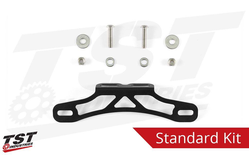 TST ティーエスティー フェンダーレスキット NINJA650 Z650 2017-2018 KAWASAKI カワサキ フェンダー関連 外装 SELECT LICENSE PLATE BRACKET TYPE：Standard