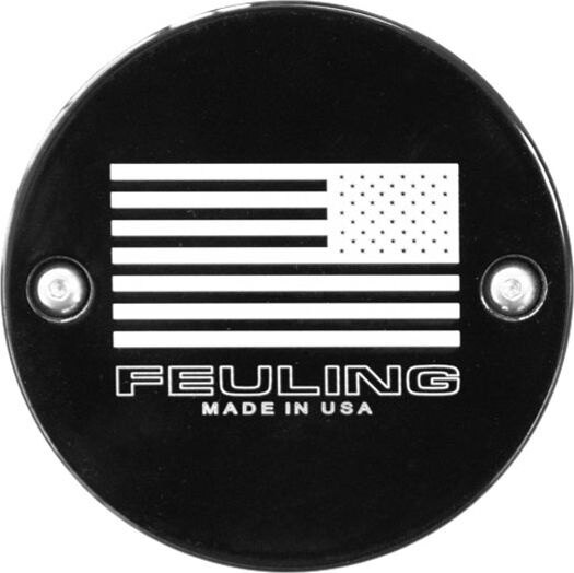 FEULING フューエリング リバースアメリカンフラッグ ロゴポイントカバー ポイントカバー・パルスカバー エンジンパーツ エンジン