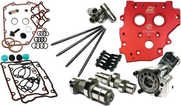 ■詳細説明防弾?カムチェストFEULINGのカムチェストキットは、必要なコンポーネントをパッケージングし、各パーツが完全に調和して機能するように設計されていることを保証することで、エンジン製作の手間を省きます。最高の信頼性、最高のパフォーマンス、そしてエンジンとオイルの温度を保証します。カムチェストキットには以下が含まれます：FEULINGハイボリュームオイルポンプ、ハイフローカムプレート、REAPERシリーズカムシャフト、フルトラベル油圧リフター、ワンピースプッシュロッド、Timken/KOYOベアリング、ガスケット、Oリング、エキゾーストガスケット、ARPカム/クランク/ポンプ/プレートファスナー、モリペースト、ロックタイト、ハードウェア。※ギアドライブカムチェストキットは、別途カムギアキットを購入する必要があります - SandS＃33-4285参照カムチェストキットは、FEULINGHP＋とRACESERIESの組み合わせで、ギアドライブまたはチェーンドライブのREAPERカムシャフトで利用可能です。99-17ツインカムエンジンに適合します。- 25-35度低いエンジン温度 - 15-30度低い油温 - 15-30ポンド高い油圧 - より多くのパワー-より静かで滑らかなエンジン動作 - ウェットサンプ、ブローバイ、オイリーエアクリーナーを排除します。543 CAMS-「フリーウェイフライヤー」は、ローエンドトルクを犠牲にすることなく、525カムよりもトップエンドのパワーを求める方に最適なカムシャフトです。非常にスムーズなカムローブレイアウトは、静かなバルブトレインを維持し、最もスムーズな巡航パワーバンドを生成します。ノーマルからマイルドな96インチ、103インチ、88インチ、95インチエンジンに最適です。始動性が良く、スロットルレスポンスと燃費を向上させます。圧縮比アップ、パフォーマンスエキゾースト、ハイフローエアクリーナーに最適です。99-04エンジンにはパフォーマンスバルブスプリングが必要で、パフォーマンスプッシュロッドとリフターが推奨されていますが、必須ではありません。RPM1，900-6，000免責事項：カリフォルニア州での販売および使用は、いかなる排ガス規制自動車に対しても合法ではありません。※ギアドライブカムチェストキットは、別途カムギアキットを購入する必要があります。■注意点※取扱説明書が付属する場合は外国語となります。※輸入商材の為、納期が遅れる場合がございます。あらかじめご了承ください。※画像には他の商品が含まれている場合があります。※メーカー都合により商品の仕様変更がある場合がございます。ご了承ください。　※受注後のキャンセル、返品、都合交換はできません。予めご了承ください。　※画像はイメージです。