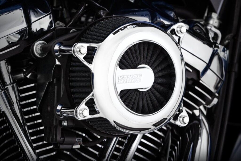 VANCE&HINES バンス&ハインズ VO2 エアインテイク Rogue ローグ ソフテイルファミリー ツーリングファミリー HARLEY-DAVIDSON ハーレーダビッドソン エアクリーナー・エアクリーナーエレメント 吸気関連 エンジン カラー：クローム／クロームメッキ仕上げ