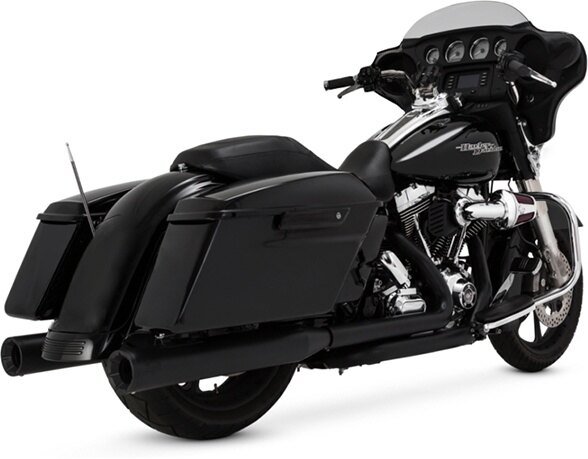 VANCE&HINES バンス&ハインズ Eliminator400 エリミネーター スリップオン マフラー ツーリングファミリー トライクファミリー HARLEY-DAVIDSON ハーレーダビッドソン スリップオンマフラー カラー：ブラック（ブラックエンド）／マットブラック塗装仕上げ