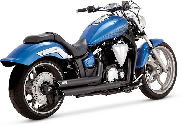VANCE&HINES バンス&ハインズ TwinSlash Staggered ツインスラッシュスタッガード マフラー XVS1300CA Stryker ストライカー YAMAHA ヤマハ フルエキゾーストマフラー