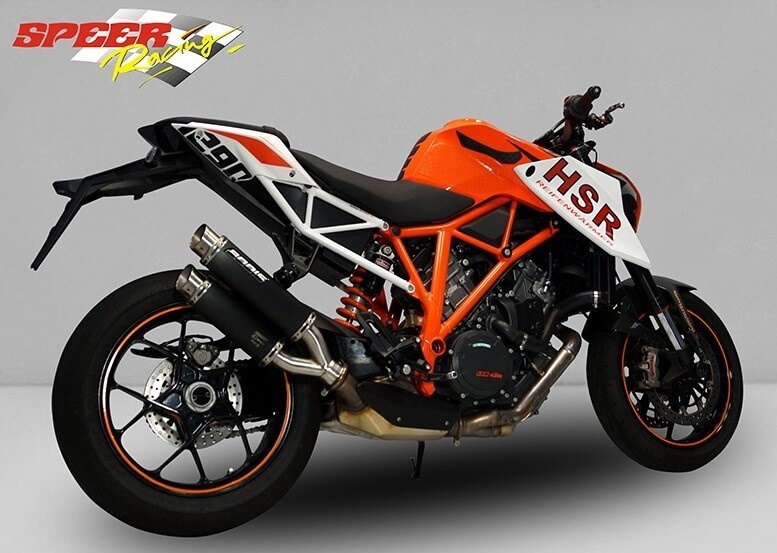 BODIS ボディス GPX2-S スリップオンマフラー ステンレスブラック 1290 SUPER DUKE R KTM マフラー