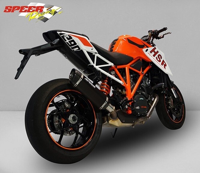BODIS ボディス P-TEC II スリップオンマフラー ステンレスブラック 1290 SUPER DUKE R KTM マフラー