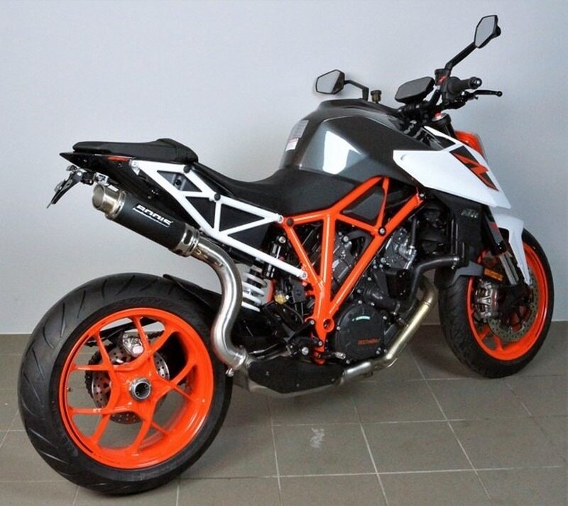 BODIS ボディス GP1-RSN スリップオンマフラー ハイ マフラー ステンレスブラック 1290 SUPER DUKE R KTM