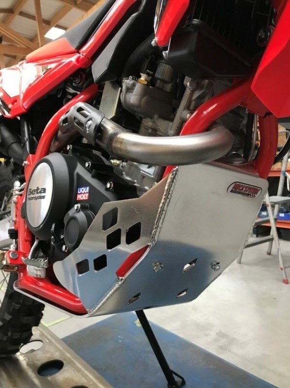 MECASYSTEM メカシステム Aluminum shoe BETA 125 RR 4 AM GST LC 2019-2020 アンダーガード・スキッドプレート フレーム