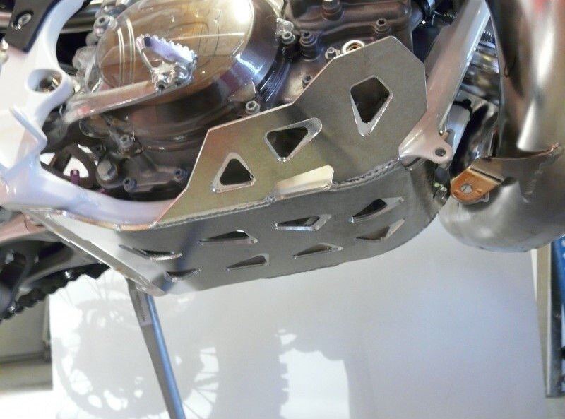 MECASYSTEM メカシステム Sabot aluminum HUSQVARNA TE 250/300 AM 2 Time 2014-2016 TE250 TE300 ハス..