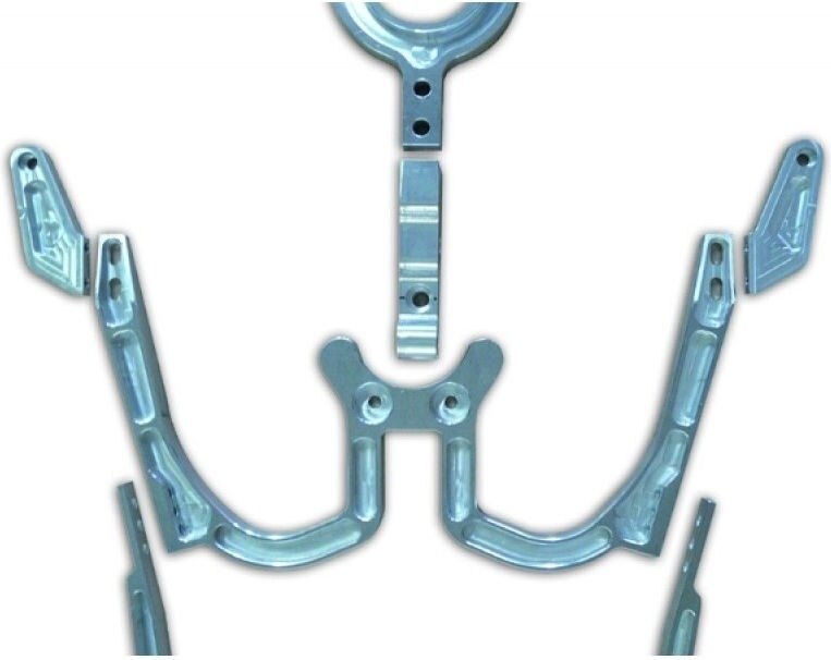 MECASYSTEM メカシステム Rally frame clamp KTM 690 Enduro R 2009 to 2014 AM ENDURO 金属部材・角材・丸材