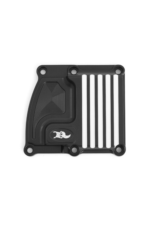 Ken’s factory ケンズファクトリー トランスミッショントップカバー Milwaukee Eight HARLEY-DAVIDSON ハーレーダビッドソン ミッション・ギア エンジンパーツ エンジン カラー：ブラック＆マシーンカット仕上げ