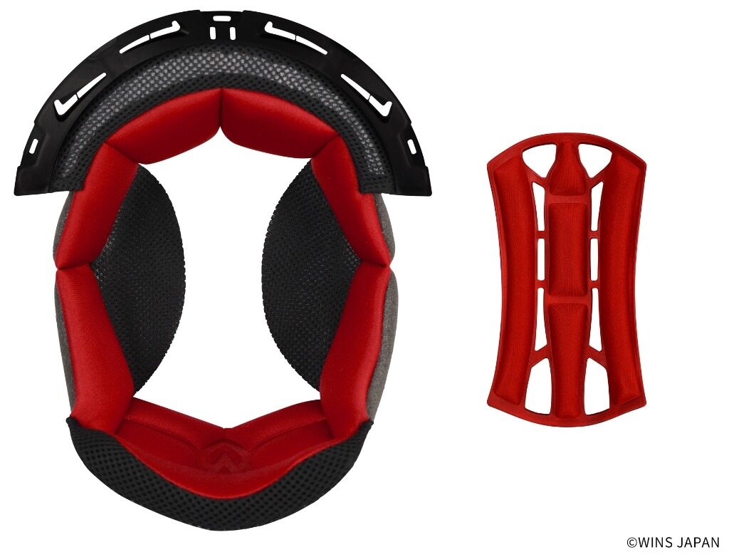 WINS ウインズ A-FORCE RR センターパッドセット ヘルメット内装センターパッド ヘルメット サイズ：レ..