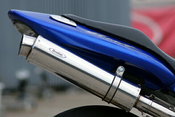 Realize リアライズ アリア スリップオンマフラー ホーネット250 HONDA ホンダ マフラー サイレンサーエンド：スラッシュエンド