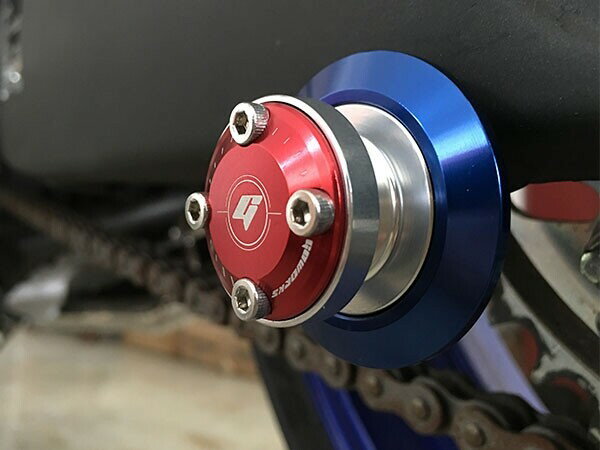 Go Works ゴーワークス オートバイスタンドスプールM6 スタンドフック フレーム カラー：レッド／ゴー..