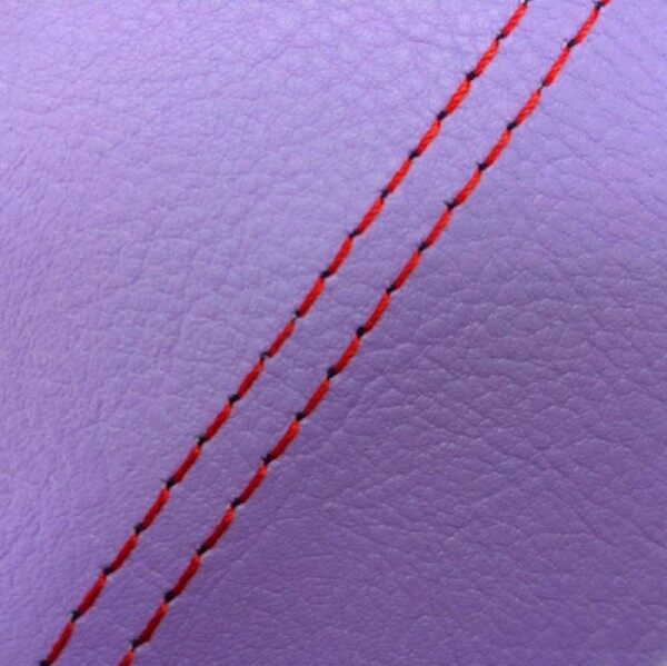 GRONDEMENT グロンドマン 国産シートカバー 張替タイプ リモコン ジョグ ZR 5KN 5SU 5PT 5SW YAMAHA ヤマハ シートカバー シート関連 外装 カラー：パープル/赤ダブルステッチ