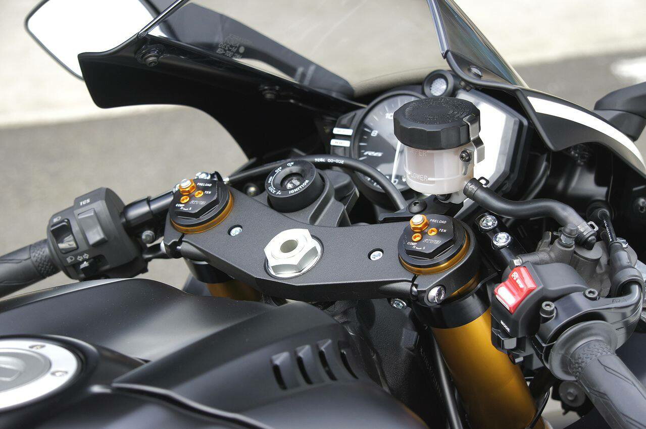 OVER ���������� ���ݡ��ĥ饤�ǥ��� �ϥ�ɥ륭�å� YZF-R6 YAMAHA ��ޥ� �ϥ�ɥ� ���顼�����֥�å�����ޥ��Ȼž夲