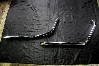 部品屋K&W ドラッグパイプマフラー EVO ソフテール HARLEY-DAVIDSON ハーレーダビッドソン フルエキゾーストマフラー マフラー