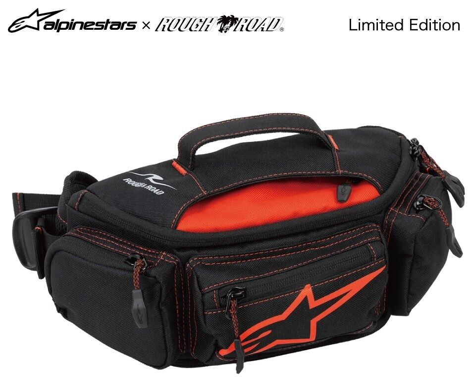 ROUGH＆ROAD ラフ＆ロード ALPINESTARS × カンガ2 ウエストバッグ ウエストポーチ・ヒップバッグ バッグ