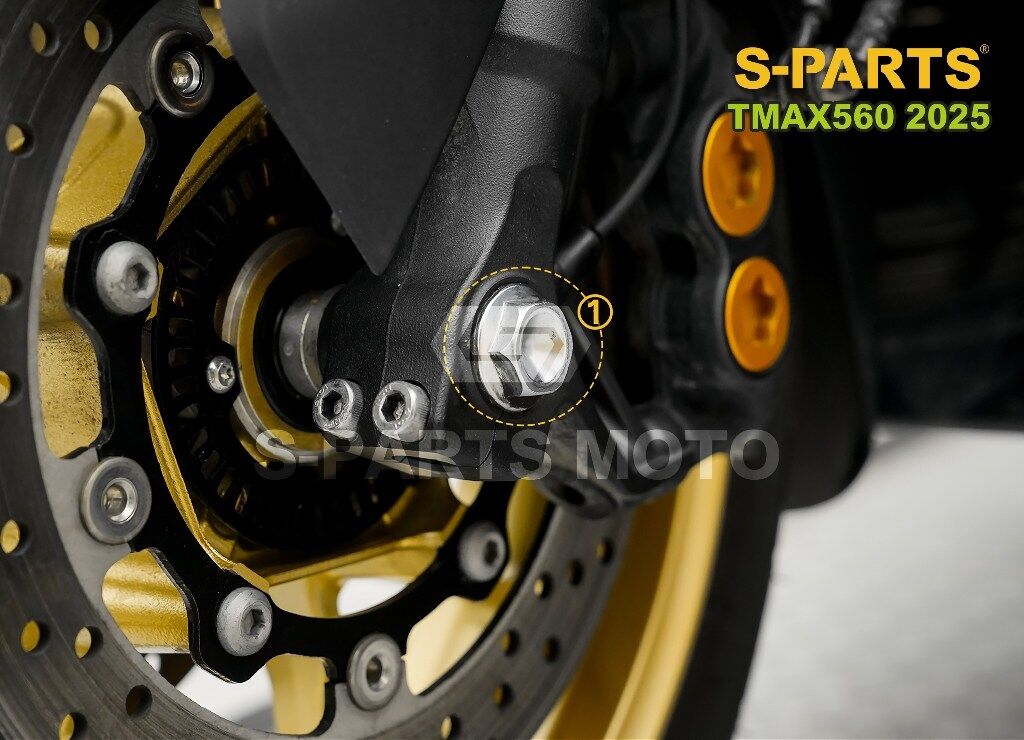 S-PARTS エスパーツ フロントホイール アクスルシャフト TMAX560 YAMAHA ヤマハ その他汎用外装部品・ドレスアップパーツ 外装