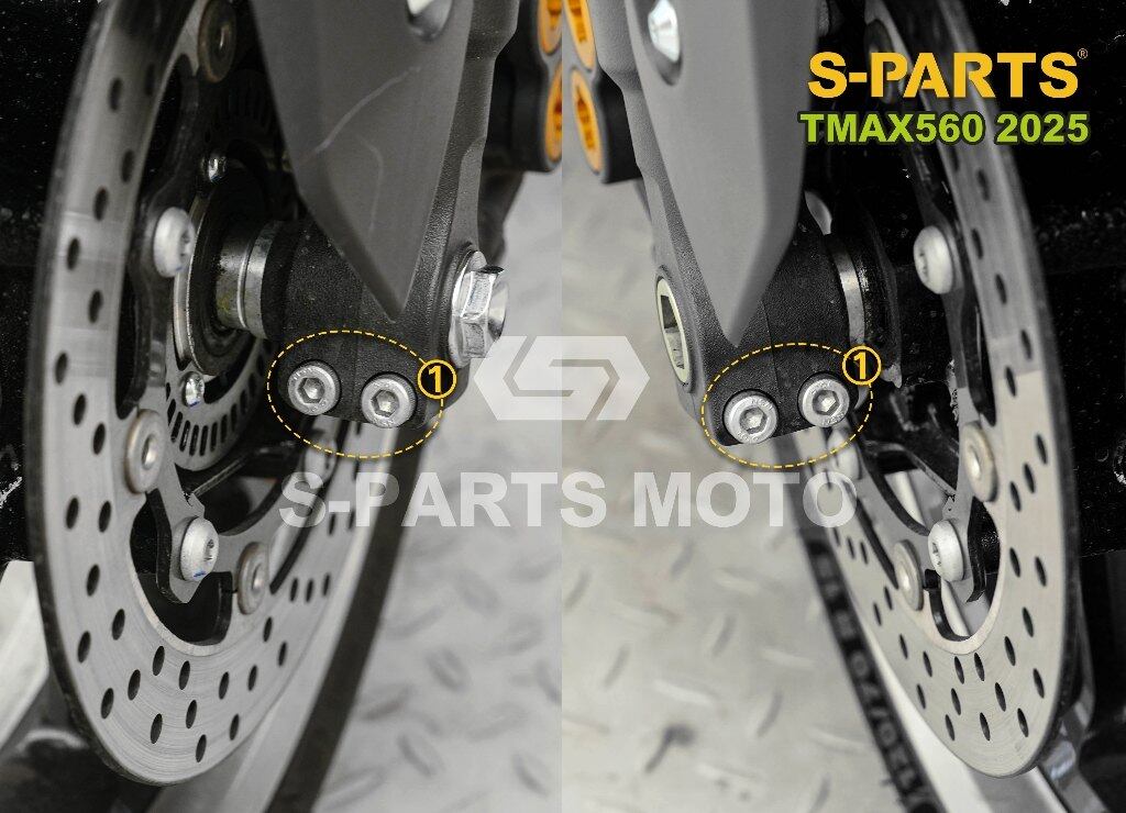 S-PARTS エスパーツ フロントホイール アクスル取付ボルト TMAX560 YAMAHA ヤマハ その他汎用外装部品・ドレスアップパーツ 外装