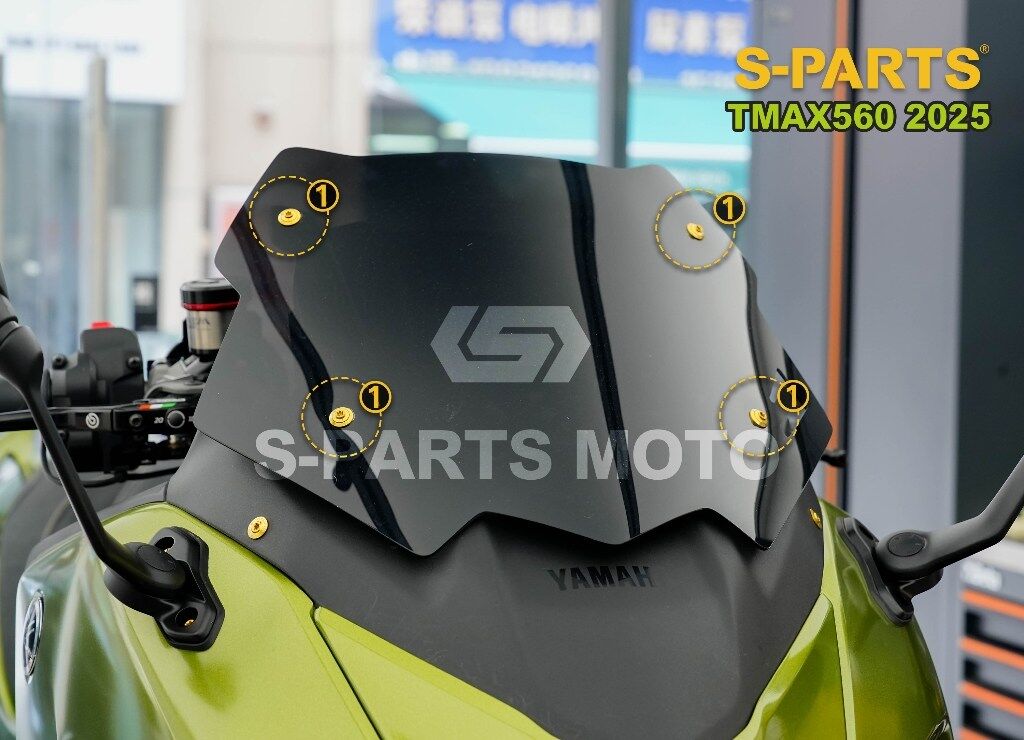 S-PARTS エスパーツ フロントウインドシールド 固定ボルトセット TMAX560 YAMAHA ヤマハ その他汎用外装部品・ドレスアップパーツ 外装