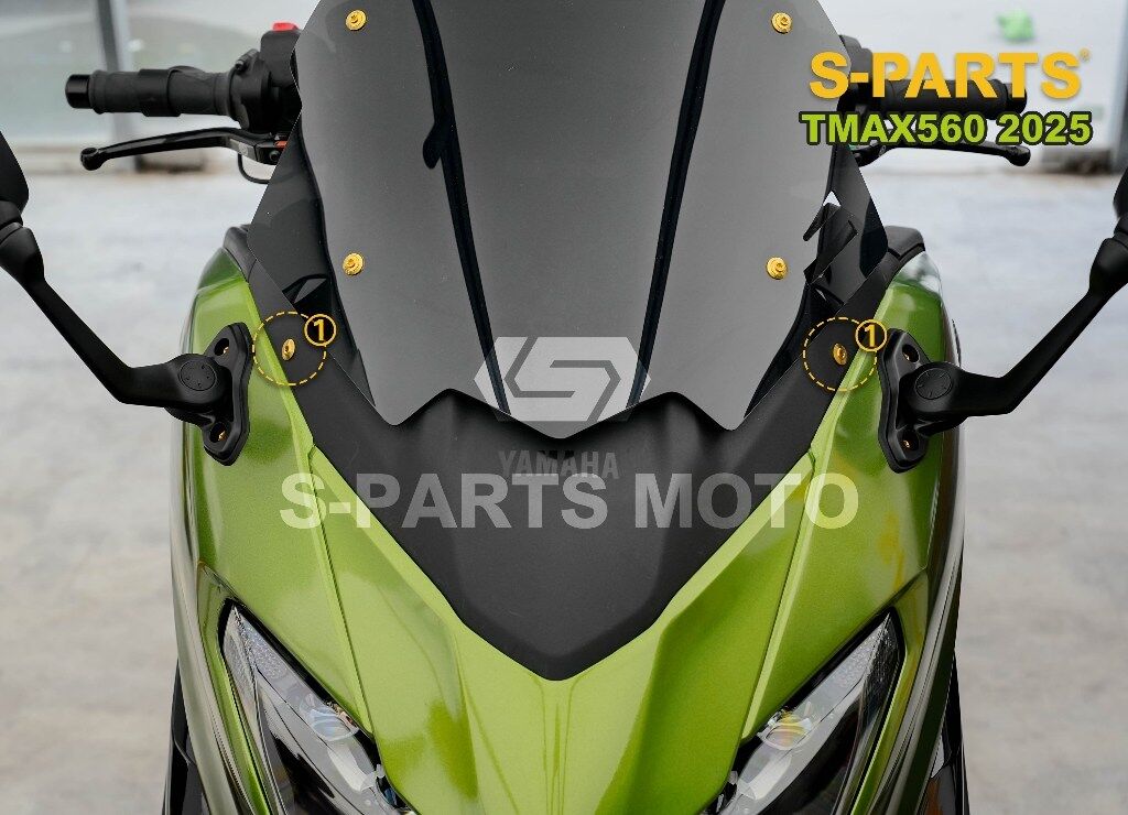 S-PARTS エスパーツ ウインドシールド ロアトリムボルト TMAX560 YAMAHA ヤマハ その他汎用外装部品・ドレスアップパーツ 外装