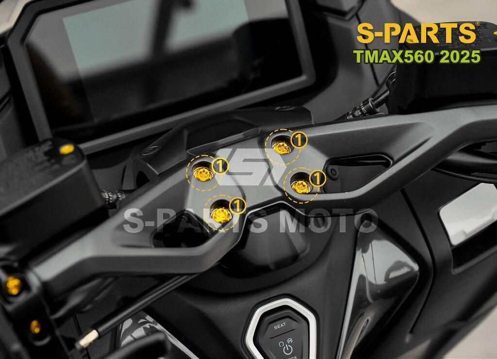 S-PARTS エスパーツ ハンドルバー取付ボルト TMAX560 YAMAHA ヤマハ その他汎用外装部品・ドレスアップパーツ 外装