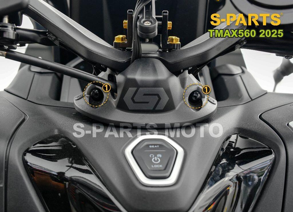 S-PARTS エスパーツ ハンドルバー ロアワイヤーガイドプレートボルト TMAX560 YAMAHA ヤマハ その他汎用外装部品・ドレスアップパーツ 外装