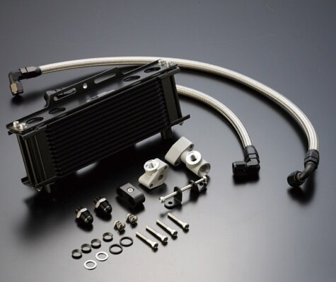 ACTIVE アクティブ ストレートオイルクーラーキット Z1000MKII Z1 Z2 Z750FX-I KAWASAKI カワサキ オイ..
