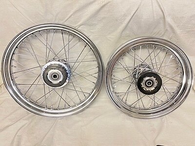 部品屋K&W 40本スポークホイール 前後セット スポーツスター HARLEY-DAVIDSON ハーレーダビッドソン ホイール ホイール関連 足回り