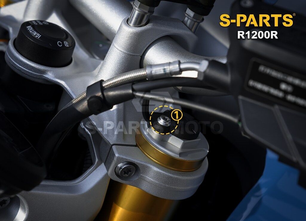 S-PARTS エスパーツ フロント電子制御サスペンション ワーヤーハーネスクランプボルト R1200R BMW その他汎用外装部品・ドレスアップパーツ 外装