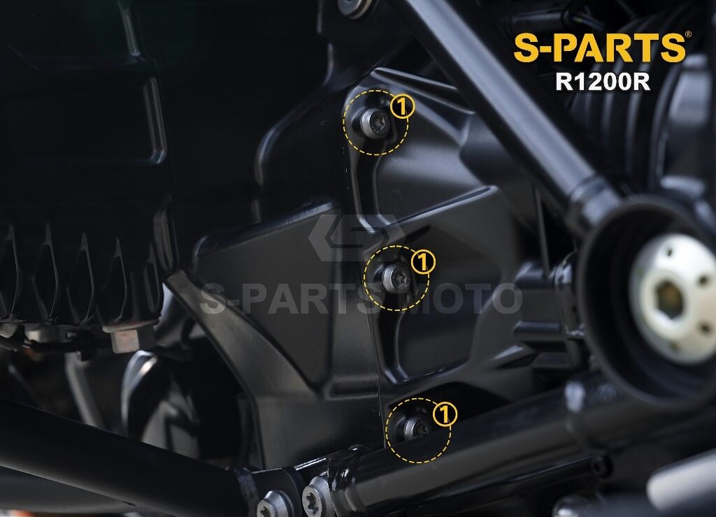 S-PARTS エスパーツ エンジンカバーボルト(左側ドライブシャフト部) R1200R BMW その他汎用外装部品・ドレスアップパーツ 外装