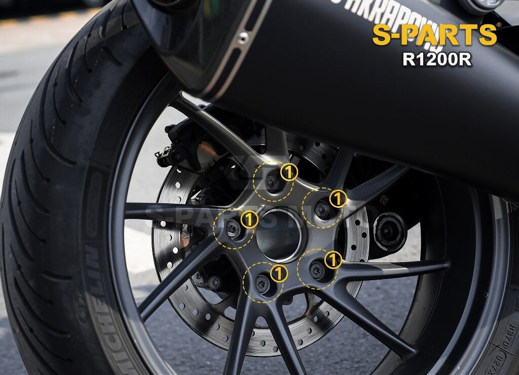 S-PARTS エスパーツ リアホイールボルト R1200R BMW その他汎用外装部品・ドレスアップパーツ 外装