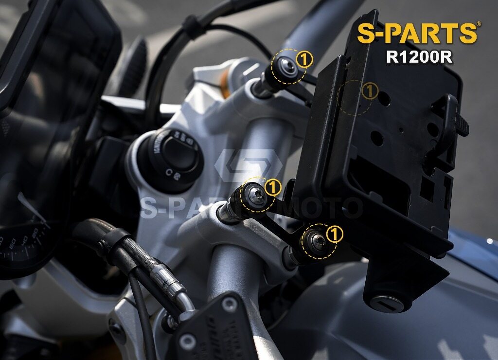S-PARTS エスパーツ ハンドルバークランプボルト R1200R BMW その他汎用外装部品・ドレスアップパーツ 外装