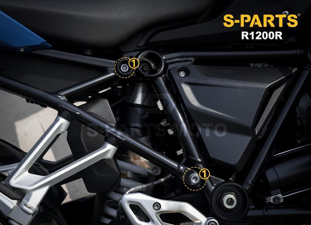 S-PARTS エスパーツ メインフレーム/サブフレーム 連結ボルト R1200R BMW その他汎用外装部品・ドレスアップパーツ 外装