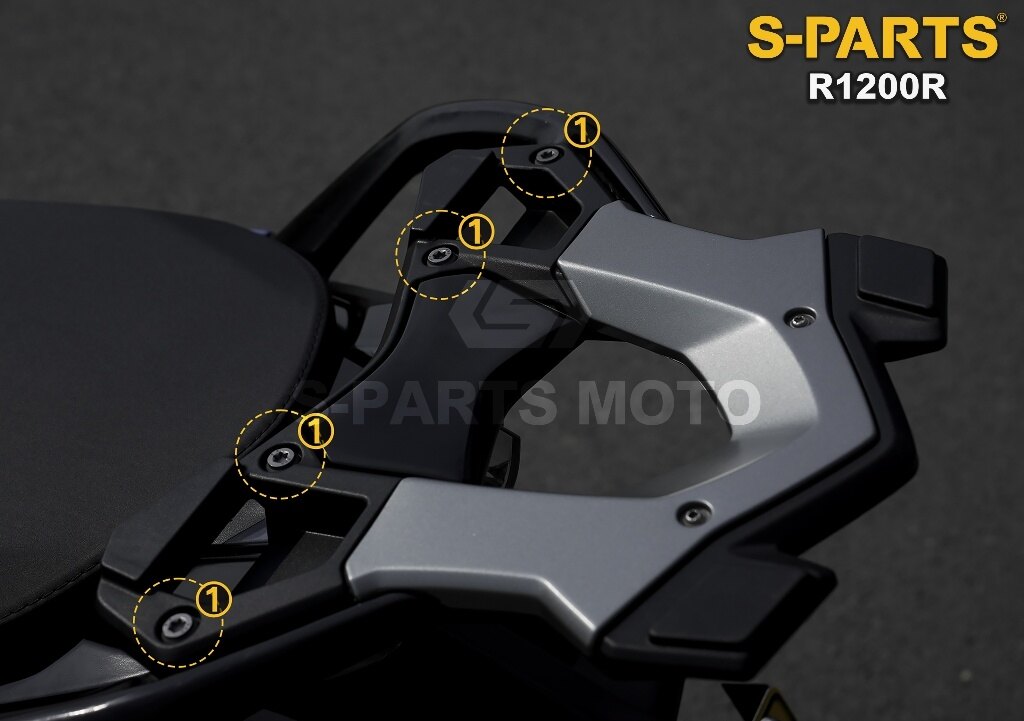 S-PARTS エスパーツ 純正トップケース アダプタープレート取付ボルト R1200R BMW その他汎用外装部品・ドレスアップパーツ 外装