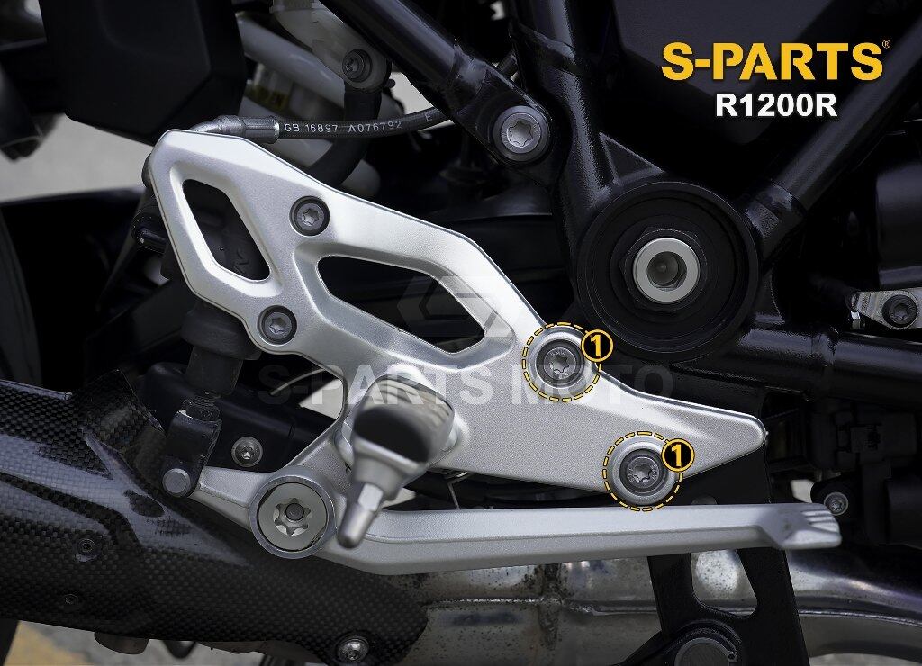 S-PARTS エスパーツ 右フロントフットペグ(ステップ)取付ボルト R1200R BMW その他汎用外装部品・ドレスアップパーツ 外装