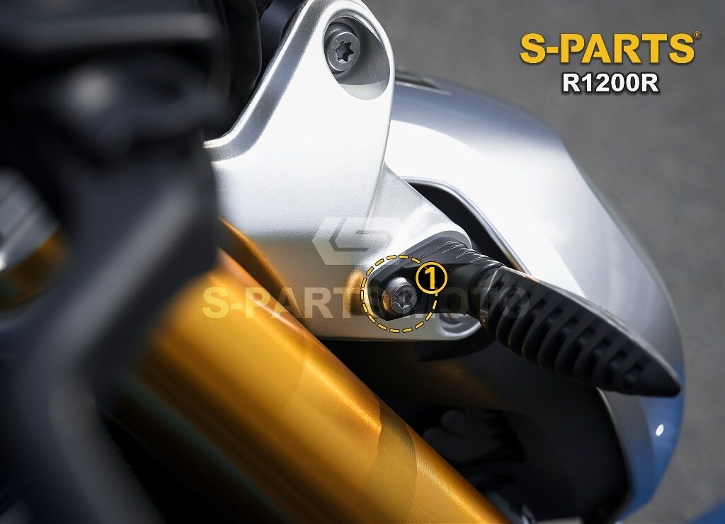 S-PARTS エスパーツ フロントウィンカーボルト R1200R BMW その他汎用外装部品・ドレスアップパーツ 外装