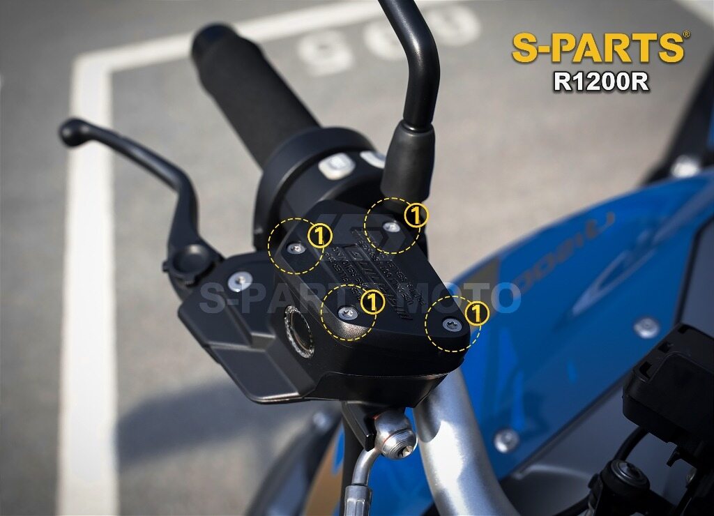 S-PARTS エスパーツ フロントブレーキマスターシリンダー リザーバータンクキャップボルト R1200R BMW その他汎用外装部品・ドレスアップパーツ 外装