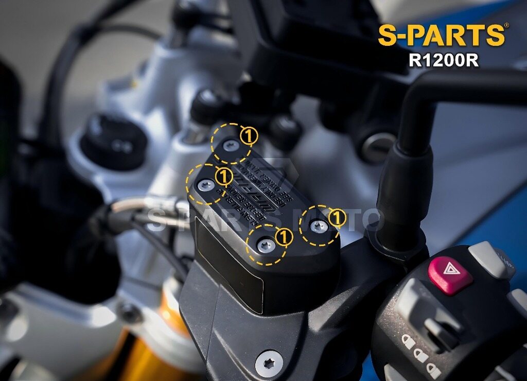 S-PARTS エスパーツ クラッチマスターシリンダー リザーバータンクキャップボルト R1200R BMW その他汎用外装部品・ドレスアップパーツ 外装