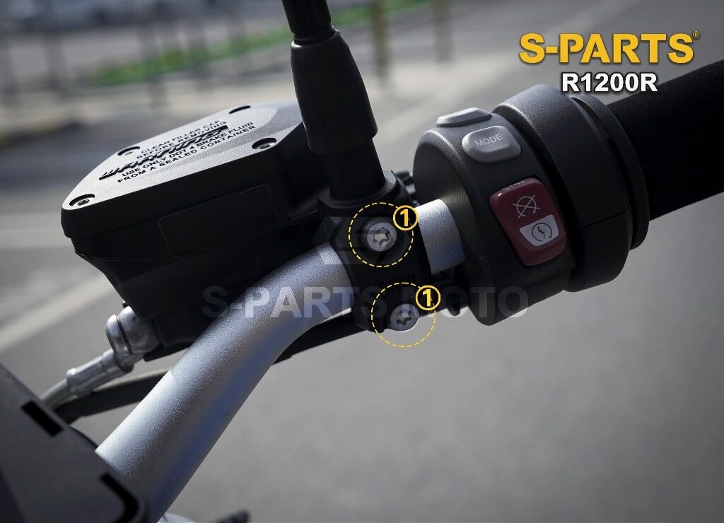 S-PARTS エスパーツ フロントブレーキマスターシリンダー取付ボルト R1200R BMW その他汎用外装部品・ドレスアップパーツ 外装