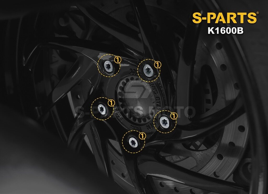 S-PARTS エスパーツ リアホイールハブボルト K1600 B BMW その他汎用外装部品・ドレスアップパーツ 外装