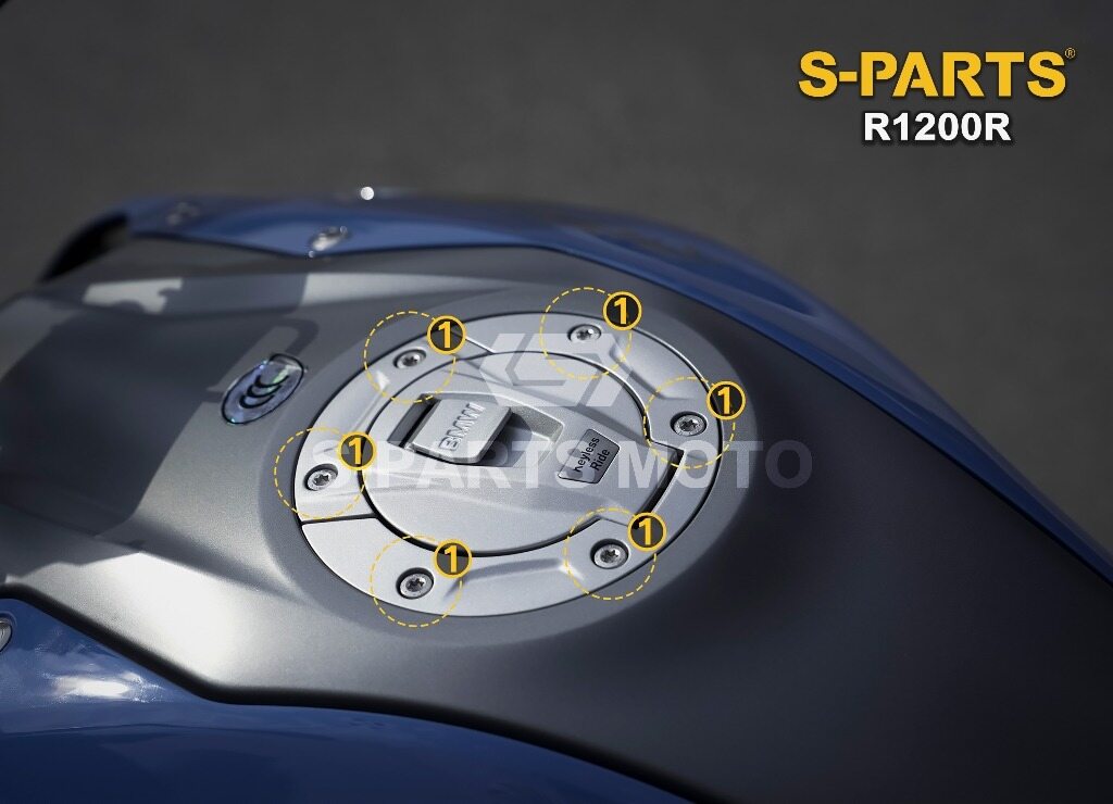 S-PARTS エスパーツ フューエルタンクキャップボルト R1200R BMW その他汎用外装部品・ドレスアップパーツ 外装