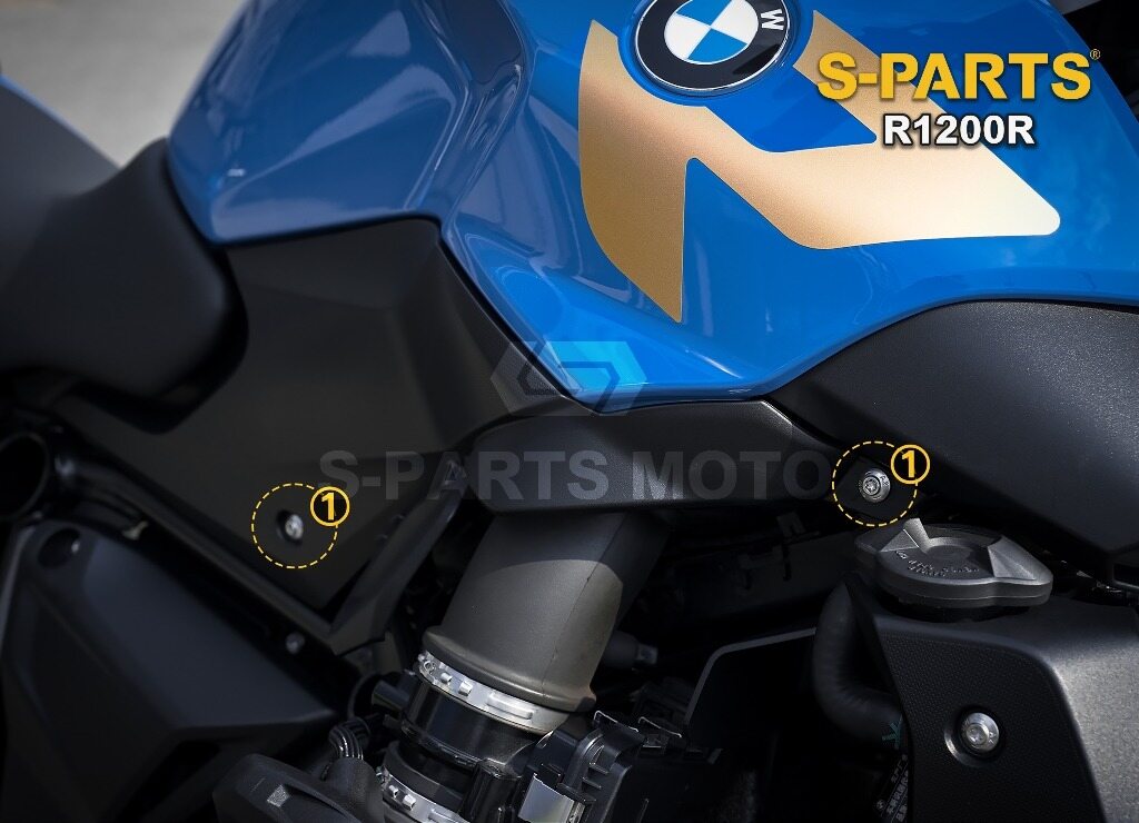 S-PARTS エスパーツ フューエルタンク ロアカバーボルト R1200R BMW その他汎用外装部品・ドレスアップパーツ 外装