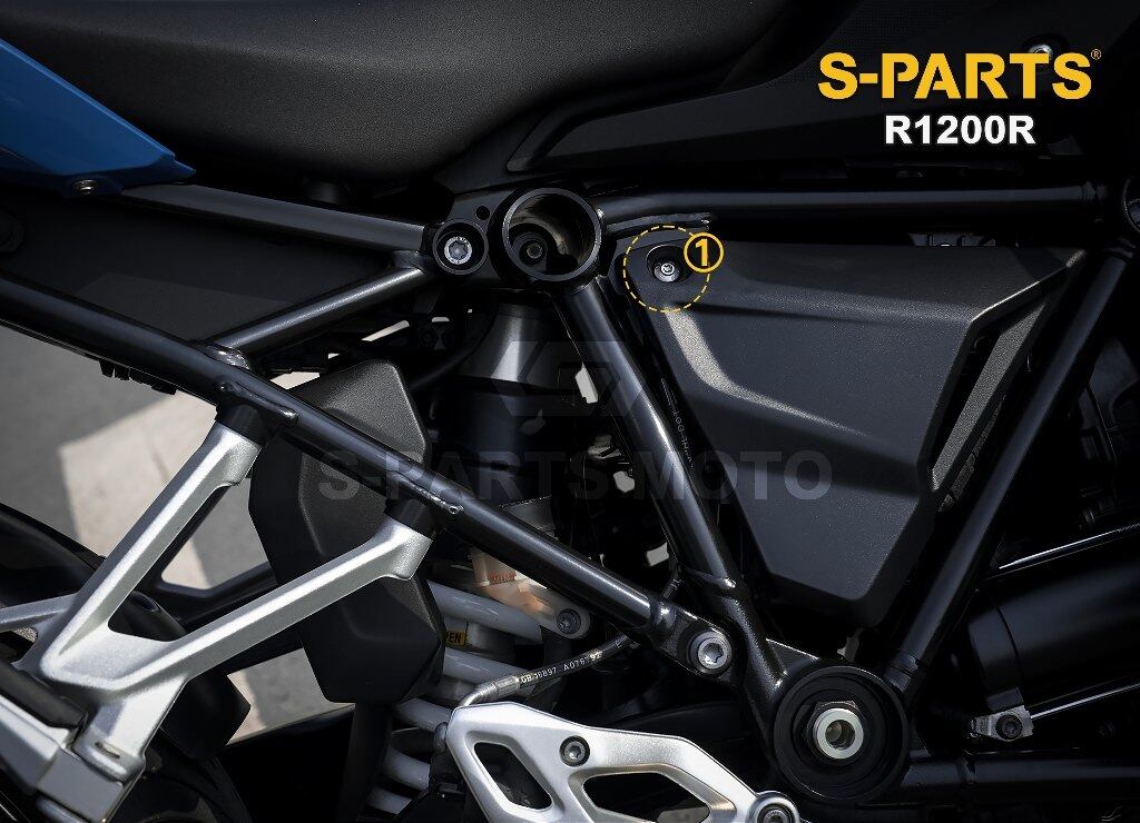 S-PARTS エスパーツ ミドルフレームカバーボルト R1200R BMW その他汎用外装部品・ドレスアップパーツ 外装