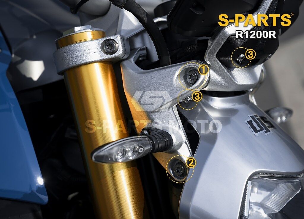 S-PARTS エスパーツ メーター/ヘッドライトブラケット取付ボルト R1200R BMW その他汎用外装部品・ドレスアップパーツ 外装