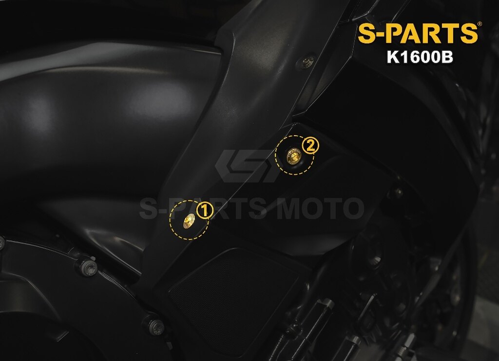 S-PARTS エスパーツ 右ロアボディ サイドパネルボルト K1600 B BMW その他汎用外装部品・ドレスアップパーツ 外装