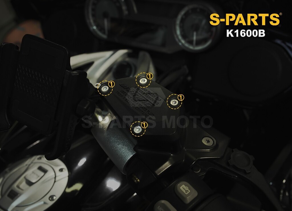 S-PARTS エスパーツ フロントブレーキマスターシリンダー リザーバータンクカバーボルト K1600 B BMW その他汎用外装部品・ドレスアップパーツ 外装